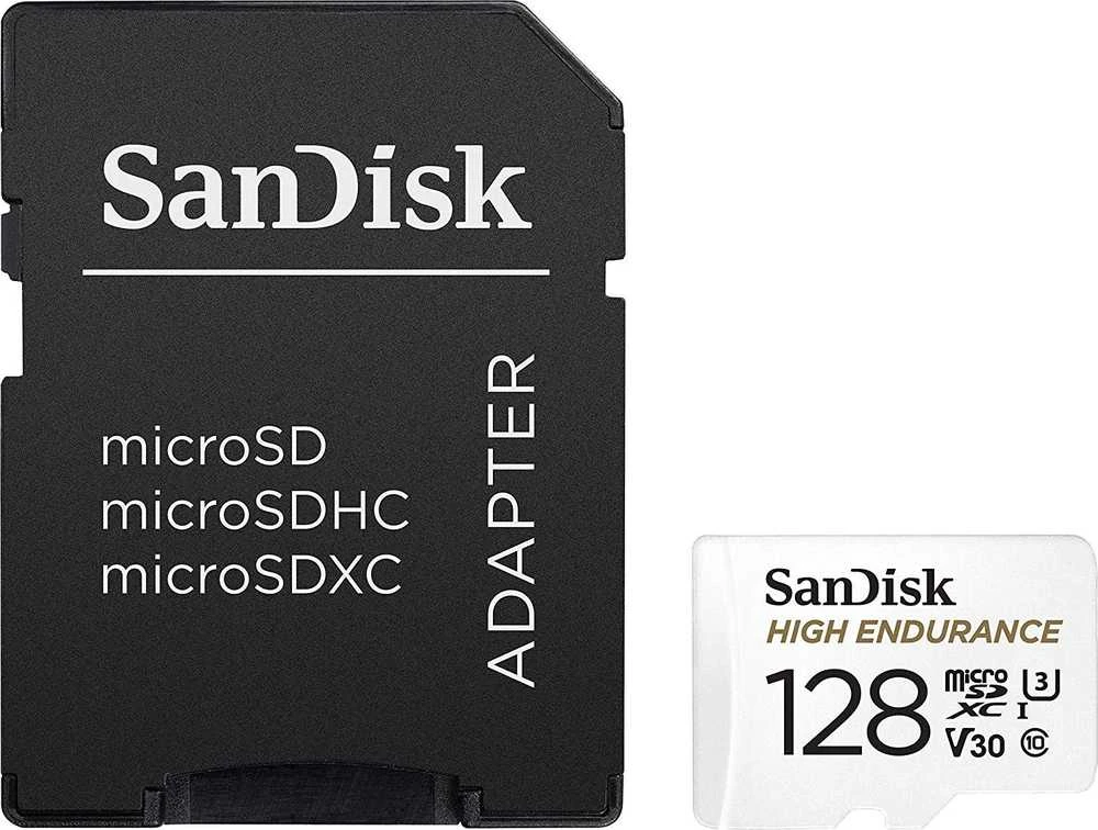 Atminties kortelė SanDisk High Endurance microSDXC 128GB
