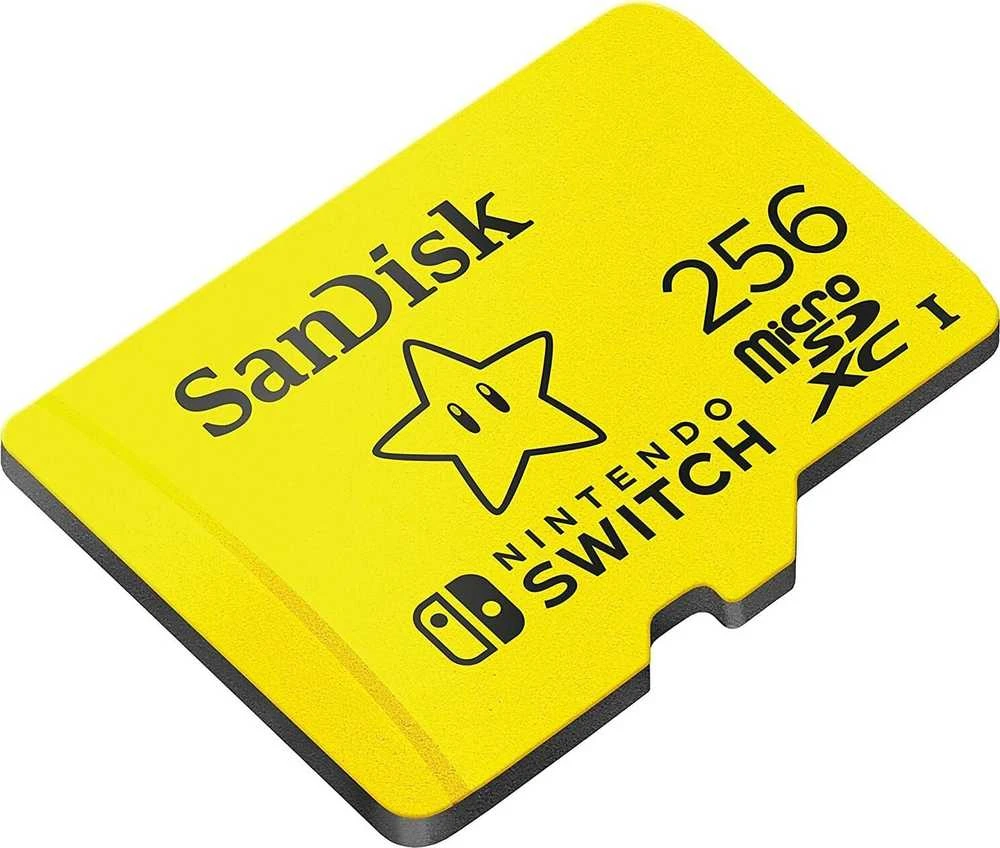Atminties kortelė SanDisk Nintendo Switch microSDXC 256GB 100/90 MB/s A1 UHS-I