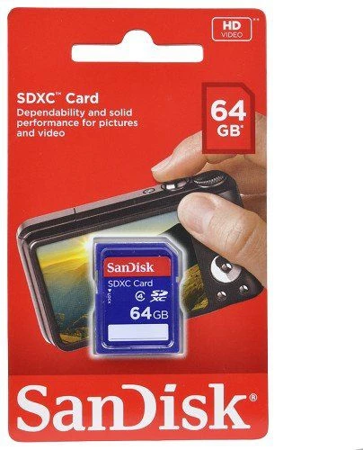 Atminties kortelė SanDisk 64GB SDXC Class 4