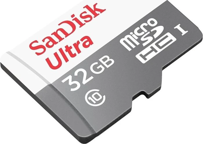 Atminties kortelė SanDisk Ultra Micro SDHC UHS-I Class 10, 32 GB, su adapteriu