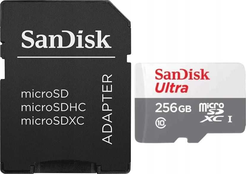 Atminties kortelė Sandisk Ultra microSDXC UHS-I 256GB