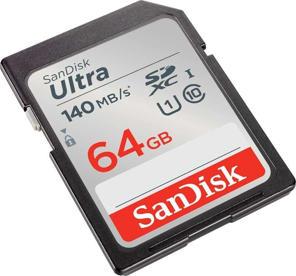 Atminties kortelė SANDISK MEMORY CARD SDXC 64GB UHS-I/SDSDUNB-064G-GN6IN