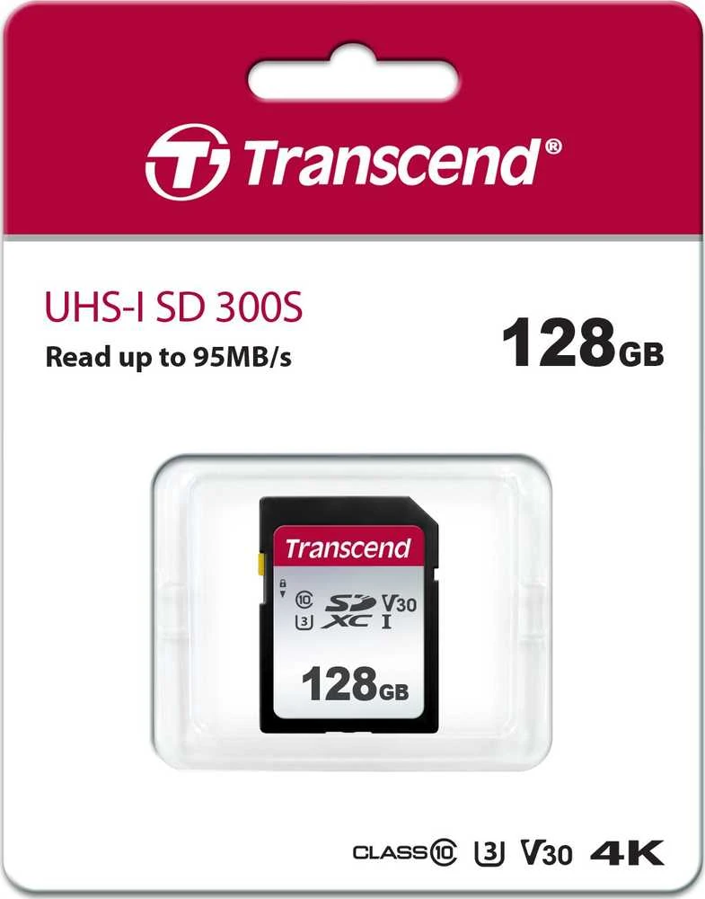 Atminties kortelė TRANSCEND 128GB UHS-I U3 SD kortelė TLC