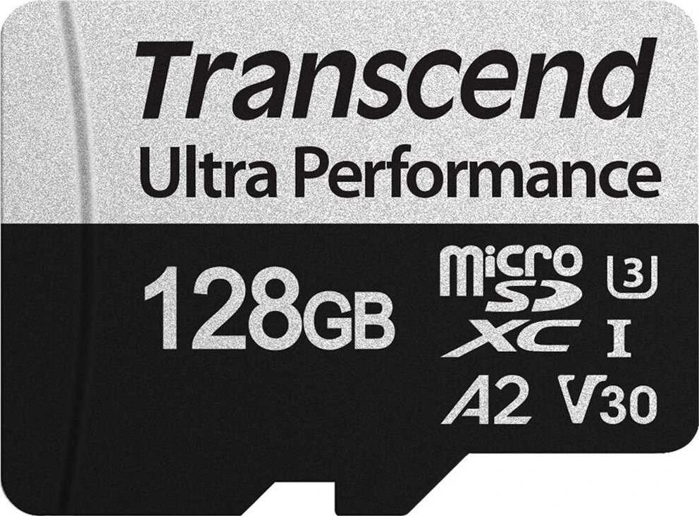 Atminties kortelė TRANSCEND 128GB Micro SD su adapteriu UHS-I U3 A2