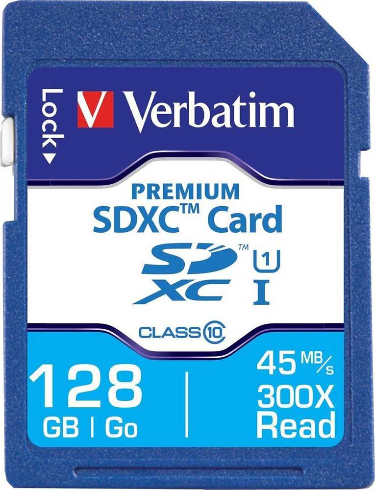 Atminties kortelė Verbatim Premium 128GB, 600x, SDXC UHS-I / V44025