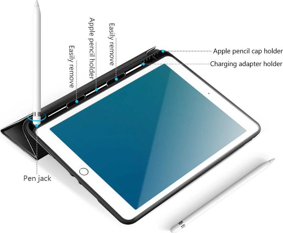 Dėklas na tablet eStuff Pieštukas case iPad 10.2