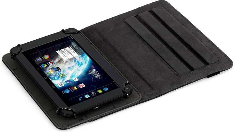 Dėklas na tablet Omega Planšetė/E-BOOK 7'' MARYLAND Juodas + POWER BANK 7200