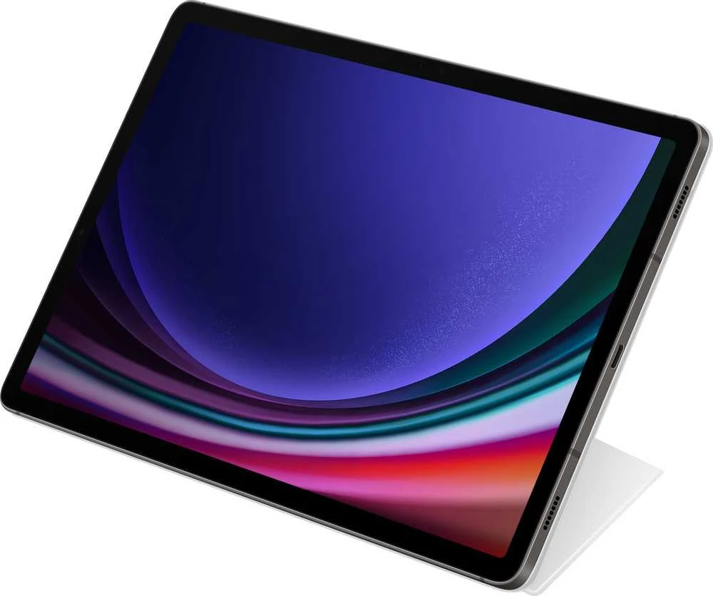 112803 EF-BX710PWE Samsung Smart Book dėklas skirtas Galaxy Tab S9/S9 FE baltos spalvos