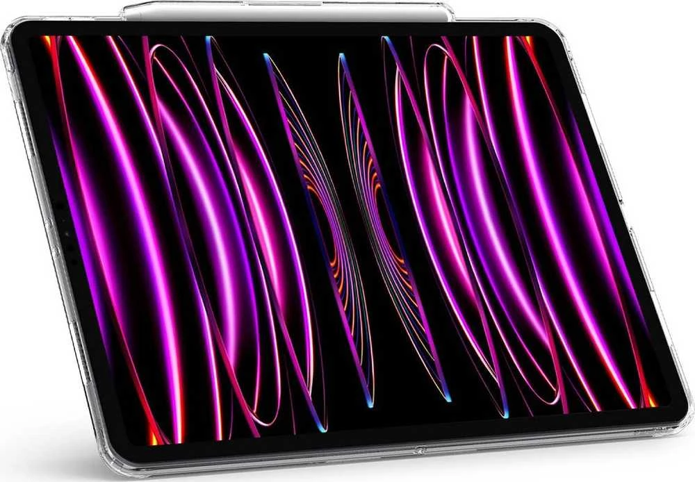 Spigen AirSkin Hybrid "S" Apple iPad Pro 12.9 2021 / 2022 CRYSTAL dėklas planšetiniam kompiuteriui skaidrus