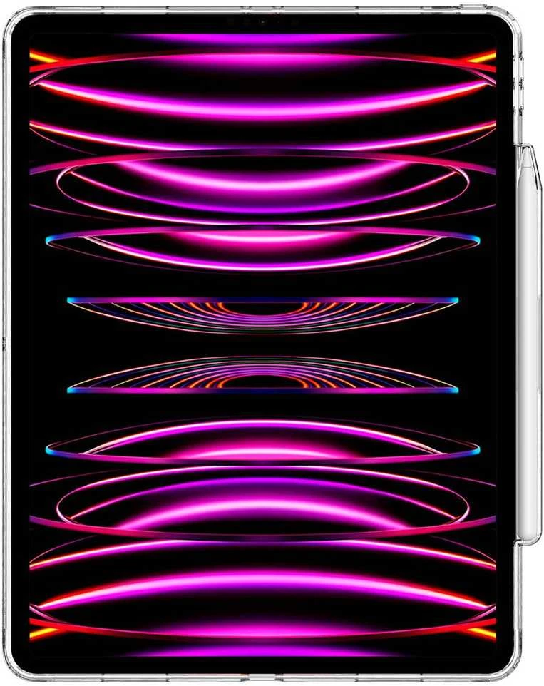Spigen AirSkin Hybrid "S" Apple iPad Pro 12.9 2021 / 2022 CRYSTAL dėklas planšetiniam kompiuteriui skaidrus