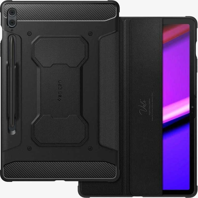 Spigen Rugged Armor Pro – Samsung Galaxy Tab S9 FE+ 12.4 Juodas