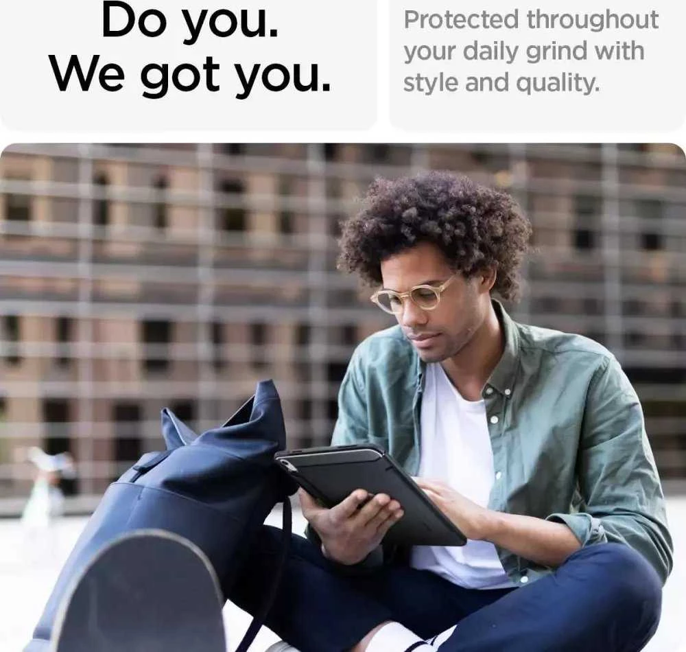 Spigen Rugged Armor, juodas - iPad 10.9" 2022/11" 2025
