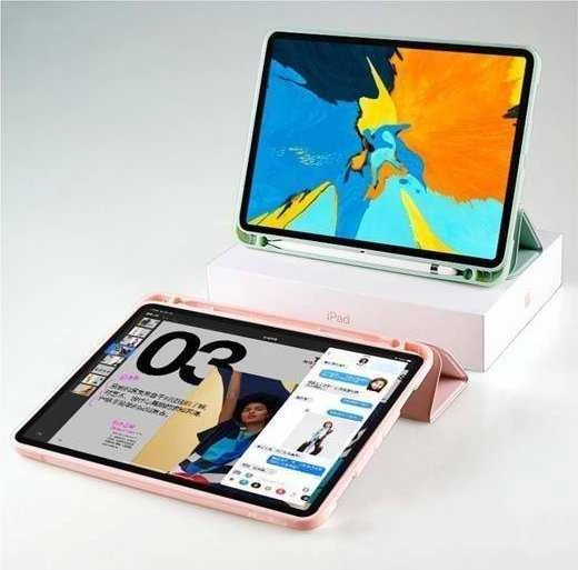 Tech-Protect SC Pen Apple iPad Air 10.9" 2020-2022 / 11" 2024 – dėklas planšetiniam kompiuteriui violetinės spalvos
