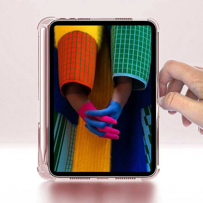 Tech-Protect SC Pen Hybrid Apple iPad 10.9” 10 / 2022 / 11” 11 / 2025 – dėklas planšetiniam kompiuteriui rožinės spalvos