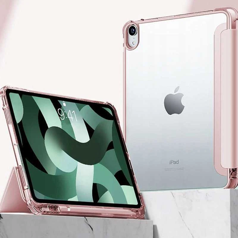 Tech-Protect SC Pen Hybrid Apple iPad 10.9” 10 / 2022 / 11” 11 / 2025 – dėklas planšetiniam kompiuteriui rožinės spalvos