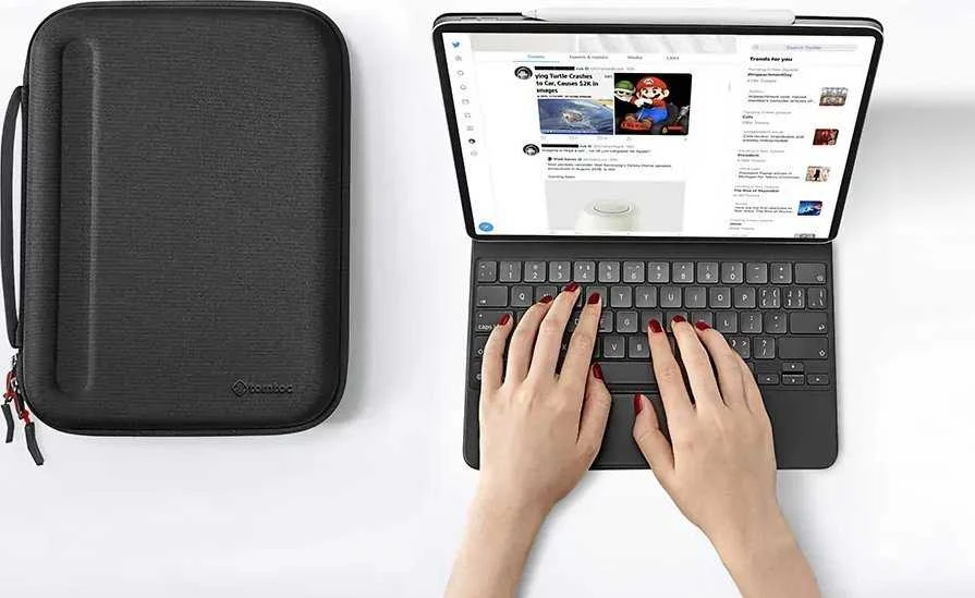 Tomtoc FancyCase-B06 12.9" iPad Case (Juodas)