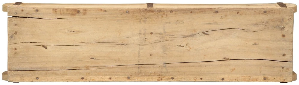 Padėklas 4 vnt. Ruda 57 x 15 x 9 cm Kietas atkurtas medis