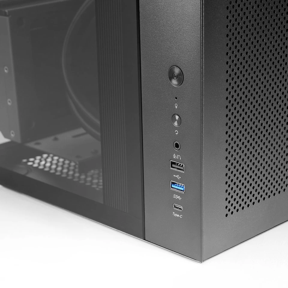 Tacens Mars Gaming MC-INFINIOLITE Midi Tower, juodas
