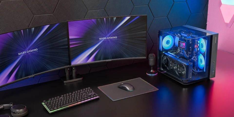 Tacens Mars Gaming MC-INFINIOLITE Midi Tower, juodas