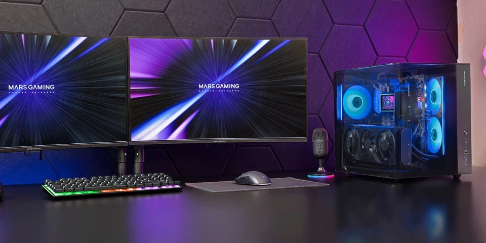 Tacens Mars Gaming MC-INFINIOLITE Midi Tower, juodas