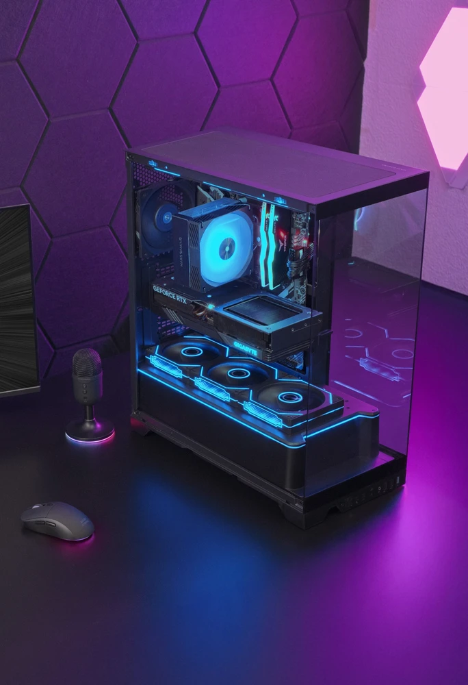 „Tacens Mars Gaming MCPRISMA“ kompiuterio korpusas, Midi Tower, Juodas