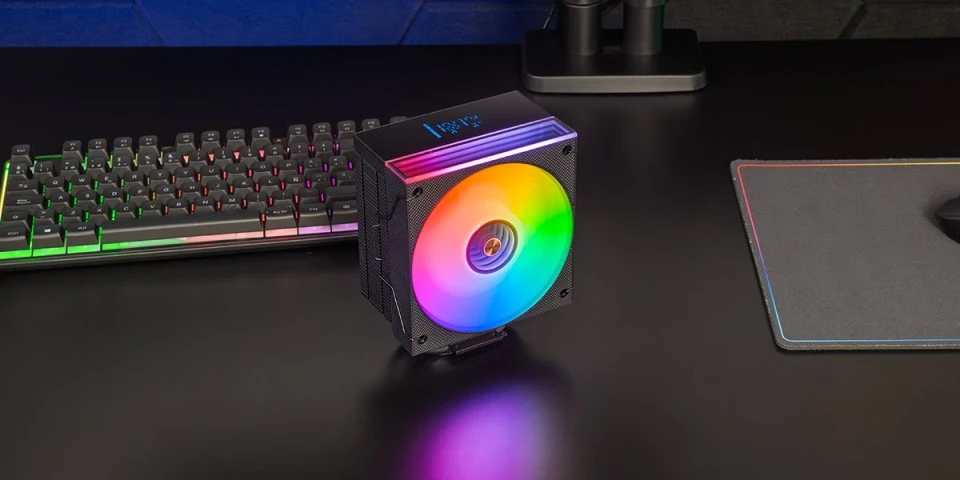 tacens Mars Gaming MCPU-LCD Processor Oro vėsintuvas 12 cm Juodas 1 pc(s)