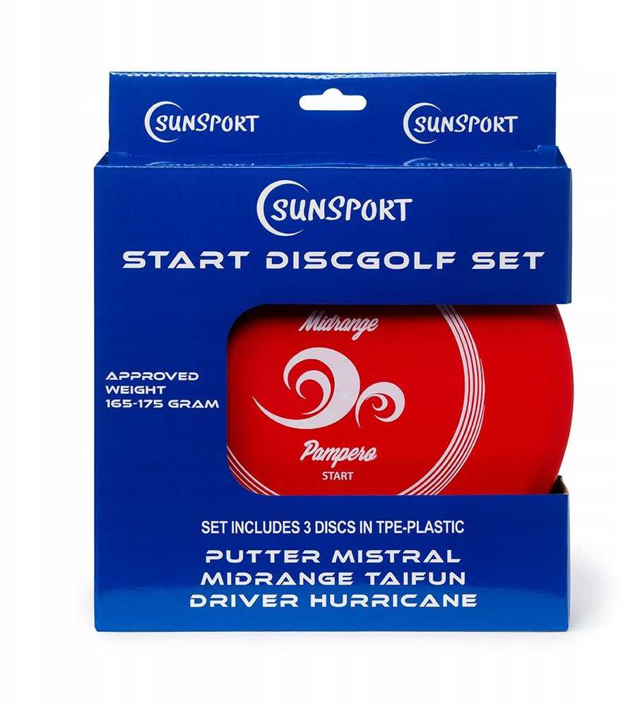 Tactic „Gra DiscGolf“ rinkinys START, Puteris, Vidutinio nuotolio ir varomas plastikinis