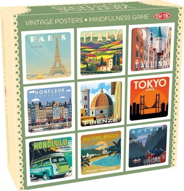 „Tactic Vintage Posters Mindfullness“ žaidimas