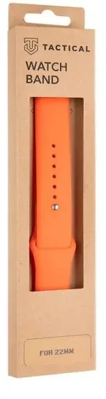 Išmaniojo laikrodžio Xiaomi Mi silikoninis dirželis, Oranžinės spalvos, 22mm
