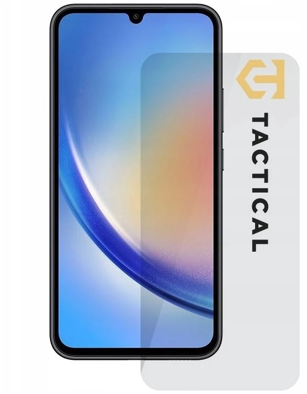 Tactical apsauginis stiklas Shield 2.5D skirtas Samsung Galaxy A34 5G skaidrus