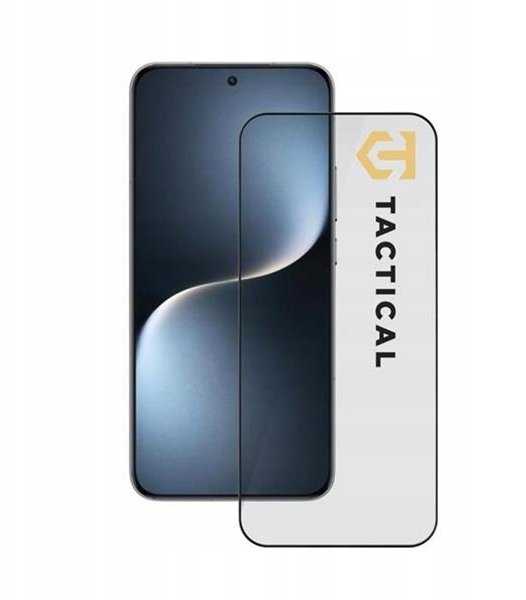 Tactical apsauginis stiklas Shield 5D skirtas Samsung Galaxy A56 su juodos spalvos krašteliu
