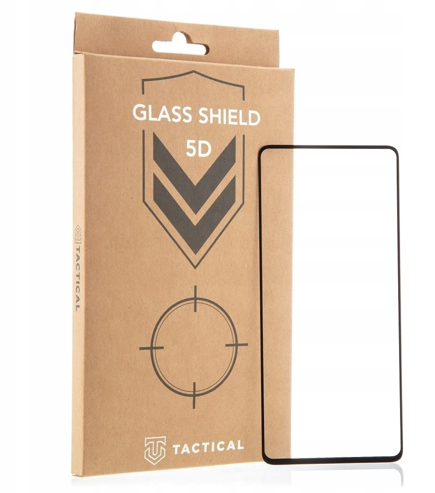 Tactical apsauginis stiklas Shield 5D skirtas Samsung Galaxy A05/A05s su juodos spalvos krašteliu