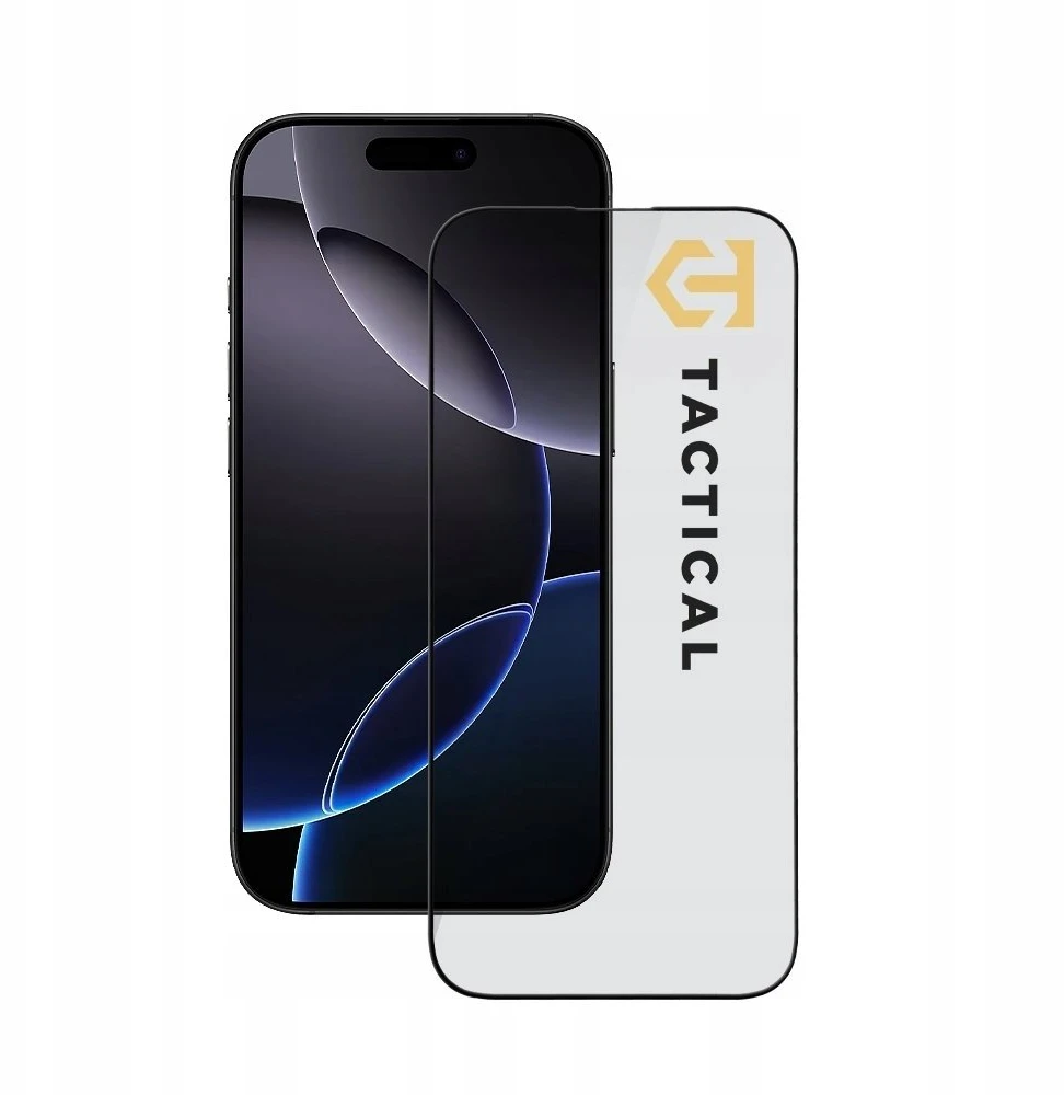 Tactical Apsauginis stiklas Shield 5D skirtas Apple iPhone 17 Air juodos spalvos