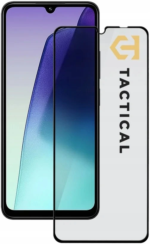 Tactical apsauginis stiklas Shield 5D skirtas Xiaomi Redmi 14C 4G/Poco C75 su juodos spalvos krašteliu