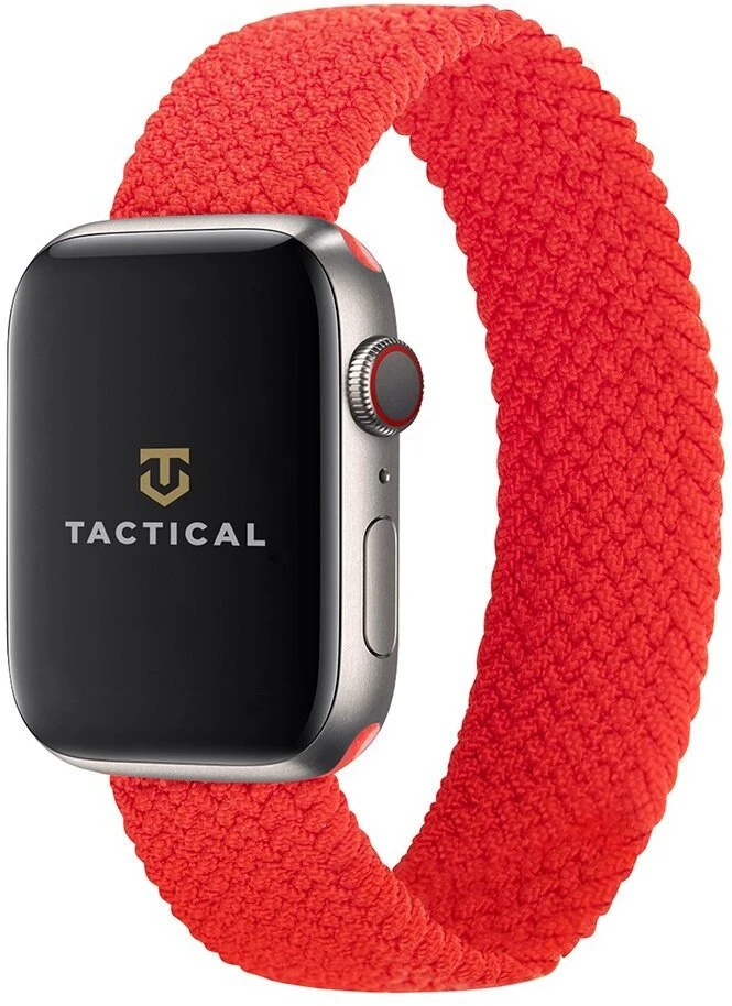 Tactical Išmaniojo laikrodžio Apple Watch nailoninis dirželis, Raudonos spalvos, 20mm, M dydis