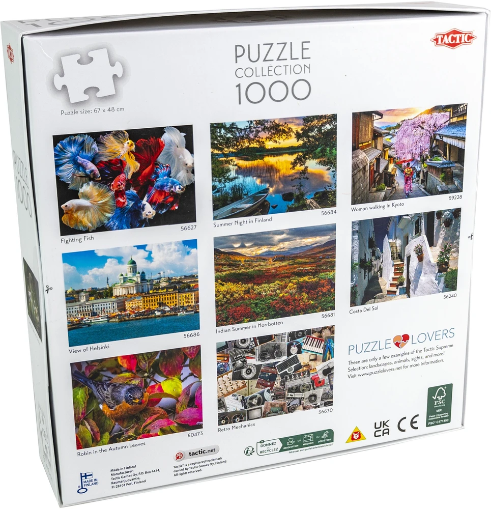 Dėlionė Tactical Tactic Puzzle Lovers Swan on Lake with Babies 1000 pcs puzzle