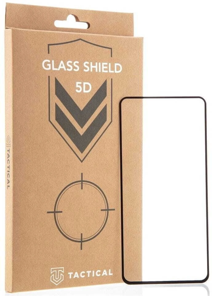 Tactical apsauginis stiklas Shield 5D skirtas Apple iPhone 11 Pro Max / XS Max su juodos spalvos krašteliu