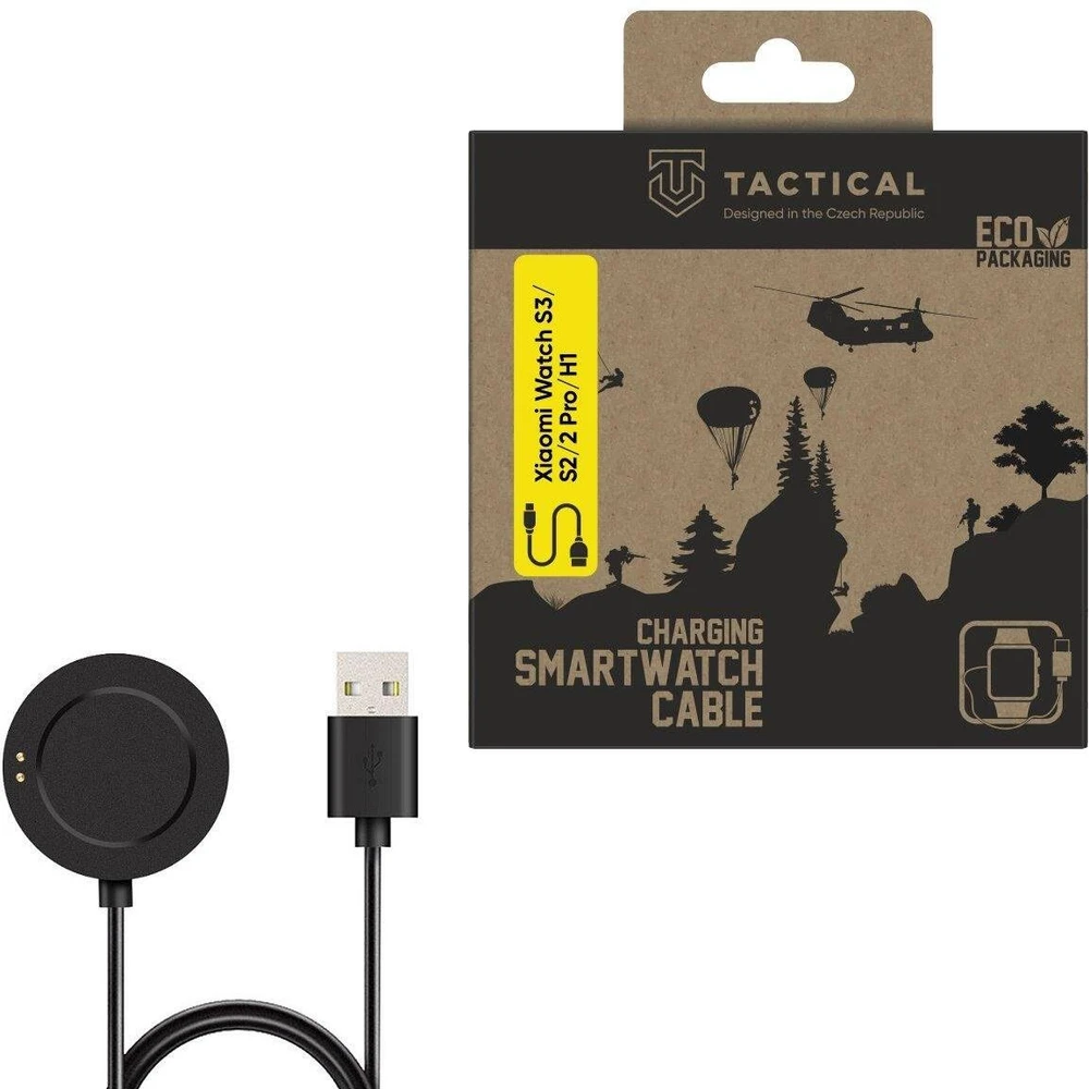 Tactical Taktinis USB įkrovimo laidas, skirtas „Xiaomi Watch S3/S2/2 Pro/H1“