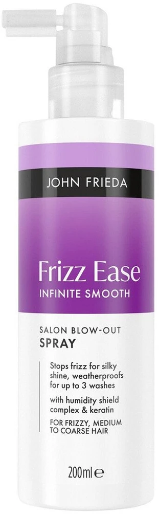 John Frieda Frizz Ease Infinite Smooth apsauginis plaukų tiesinimo purškiklis 200 ml