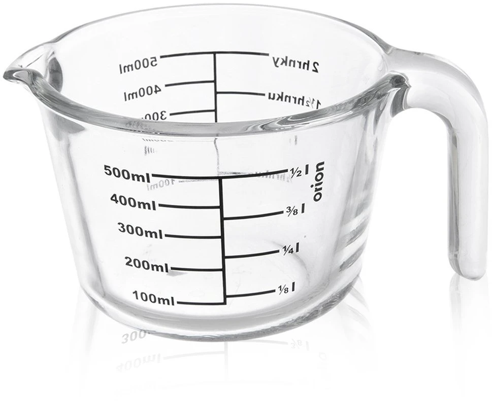Virtuvinės svarstyklės Tala Orion Stiklinis Matuoklis 500 ml - Ergonomiškas ir temperatūrai atsparus