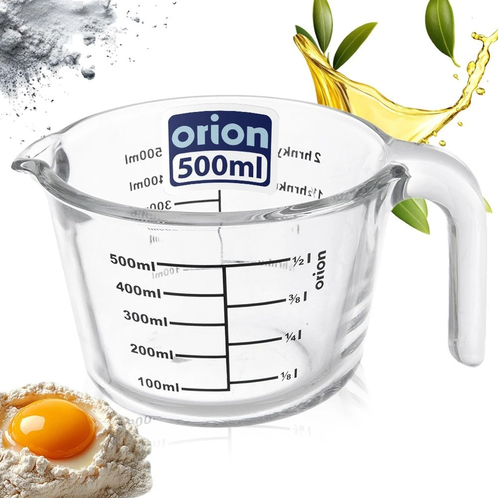 Virtuvinės svarstyklės Tala Orion Stiklinis Matuoklis 500 ml - Ergonomiškas ir temperatūrai atsparus