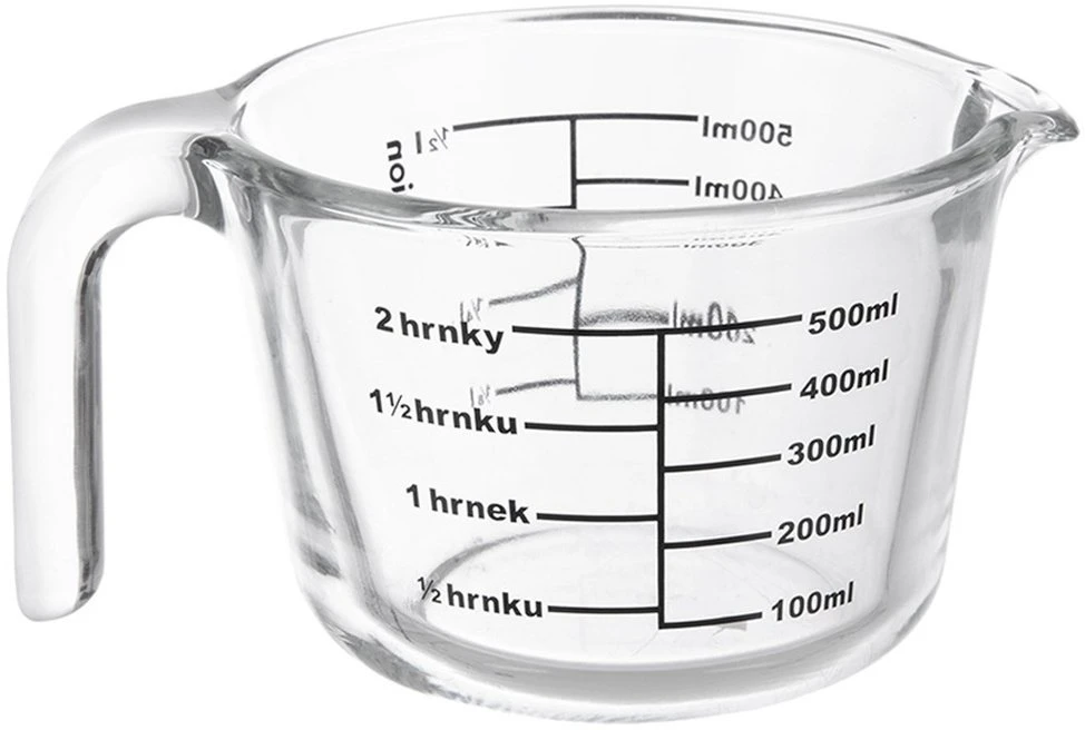 Virtuvinės svarstyklės Tala Orion Stiklinis Matuoklis 500 ml - Ergonomiškas ir temperatūrai atsparus