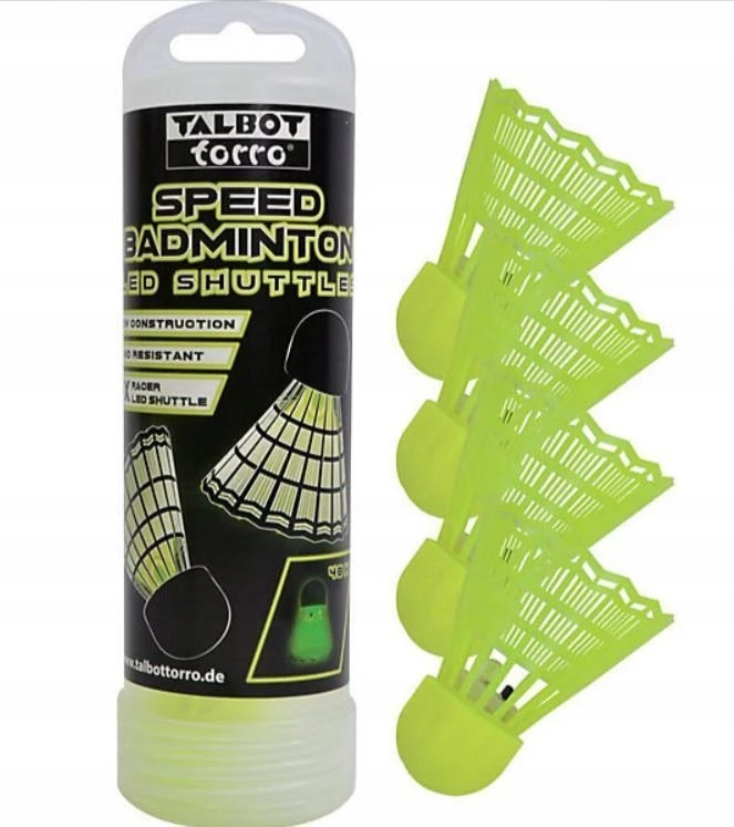 Speedbadmintono skrajukės TALBOT TORRO 4vnt LED