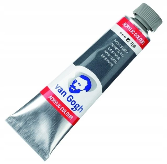 Talens Farby Van Gogh Acrylic Colour Tube Payne's Pilkas (708)