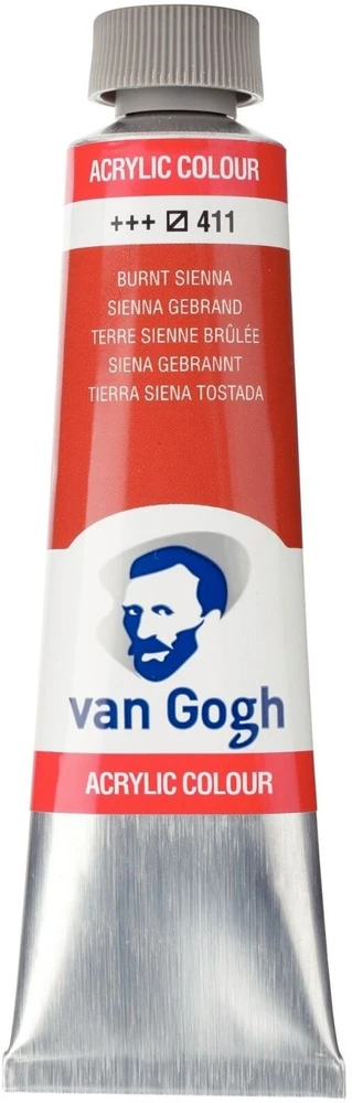 Talens Farby Van Gogh Acrylic Colour Tube Burnt Sienna 411 (ROY-22054110)