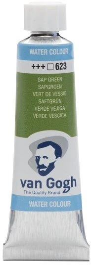 Van Gogh akvareliniai dažai 10ml, sap žalias 623