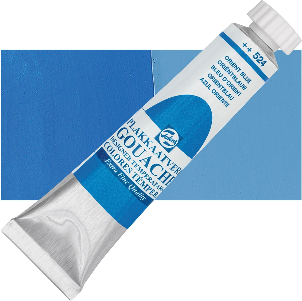 Talens Guašas ypač plonas, tūbelė, 20 ml, „Orient Mėlyna 524“