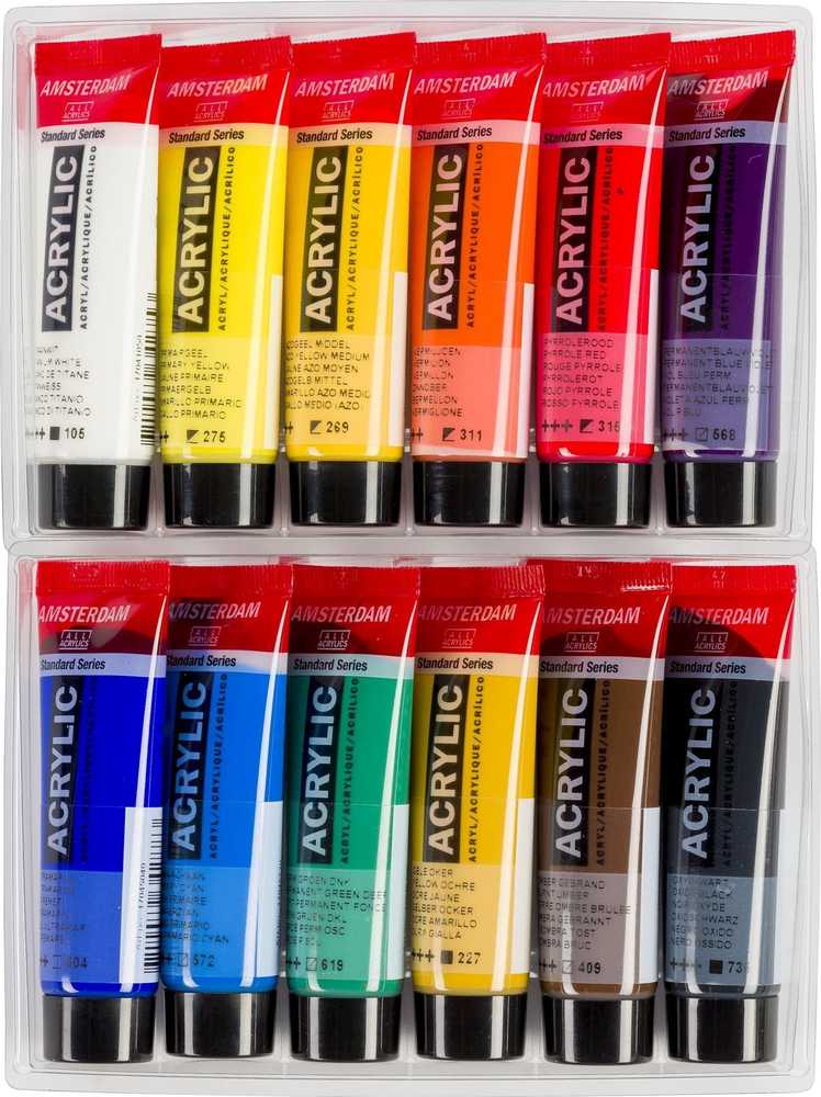 Talens Talens Amsterdam Standartiniai akriliniai dažai 12x20ml