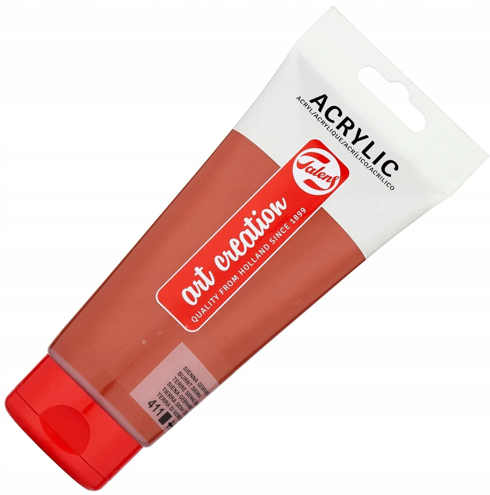 Talens Art Creation Acrylic Colour Tube Burnt Sienna 411 (3520411M)