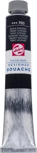 Talens Talens Gouache Extra Fine Quality tūbelė 60 ml Juoda intensyvi 703